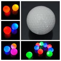 Apšvietimas, mirksintis nakties šviesa, švytintis fluorescencinis golfo kamuoliukas gray