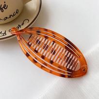 Žuvies formos arklio uodegos segtukas Arcylic Banana Hair Clip Galvajuostė moterims Plaukų aksesuarai Plaukų laikikliai Twist Clamp Barrettes Galvos apdangalai leopardas