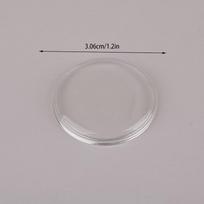 1 vnt. 29,7–31,6 Mm riebalų tipo senas senovinis laikrodis akrilinis senovinis laikrodžio kišeninis veidrodis 3.06cm