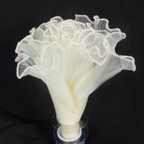 28cmx400cm gėlių vyniojamasis popierius Pearl Wave verpalai nėrinių tinklelis floristų puokštė Valentino dienos dovanų pakavimo medžiaga vakarėlio tiekimas smėlis