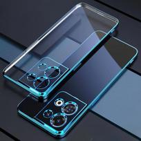 „Redmi Note 13 Pro Plus 5G“ galvanizuoto dangtelio, skirto „Redmi Note13 13Pro+“ objektyvui, universalus minkšto silikono dėklas Redmi Note 13 5G mėlyna