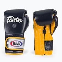 Bokso pirštinės Fairtex Heavy Hitter's Mexican Style blue/yellow