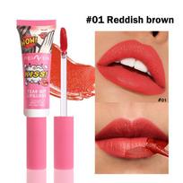 Toothpaste Tube Stain Matte Tear Sexy Lip Gloss Non-stick Cup Long Lasting Waterproof Candy Color Moisturizing Lip Gloss red