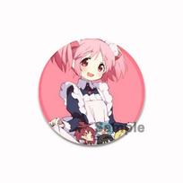 32/44/58mm Puella Magi Madok Magica Smeigtukai Mielas Anime Figūrėlės Akemi Homura Kaname Madoka Sagė Ženklelis Kuprinė Batai Papuošalų Aksesuarai 32mm