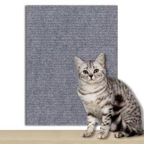 Sofos apsaugos lipdukas: Lipnus audinys katėms, pjaustomas pagal dydį baldams ir sienoms 30CM*30CM*5MM šviesiai pilka spalva