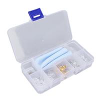Silicone Eyeglass Nose Pads Safe Odorless Anti Slip Flexible Eye Glass Repairing Kit for Most white