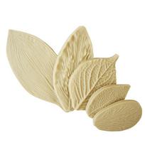 5Pcs 3D Leaf Biscuit Cookies Cutters Molds Silicone Bakery Decorating Tool
