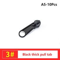 10Pcs Zipper Repair Kit Universal Metal Instant Rucksack Trunk Zipper Replacement Fix Zipper Sliding Teeth Zipper Head