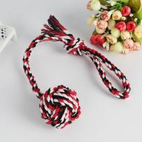 Patvarus medvilninės virvės meteorinis mazgas šuns žaislas Small Hanging Ball 30cm-75g