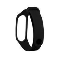 Apyrankė, skirta Mi Band 4 3 sportiniam laikrodžiui, silikoninė riešo dirželio apyrankės priedai juoda