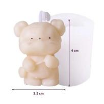 Cute 3D Bear Silicone Mold Creative Multiple Bears DIY Chocolate Candy Molds Kitchen Baking Cake Decor Candle Soap Mould Backpack Bear