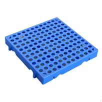 Plastikinis padėklas rūsyje laikyti, pralaidus orui, sukraunamas, atsparus vandeniui, tinklelio vėdinimo grindys S