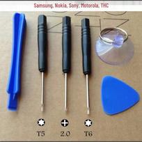 Apple and Android 8-in-1 Mobile Phone Disassembly Tool Set with iPhone Screwdriver Repair Kit. 6-piece set