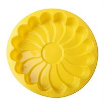 New Silicone Sunflower Baking Round Round Pan Kitchen Bread Cake Chocolate Pizza Mold MIT geltona