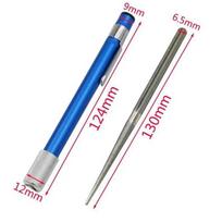 2in1 Profesionalus galandimo akmuo Lauko žvejybos kabliuko galąstuvas Nešiojamas daugiafunkcinis rašiklio formos galąstuvas Virtuvės įrankis Pack of 1 blue