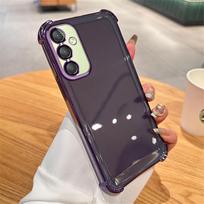 Skaidrus smūgiams atsparus magnetinis dėklas-stovas Samsung A55 A35 A25 A15 A05 A05S A14 A24 A34 A54 A04 telefonams, pagamintas iš minkšto silikono For Samsung A05