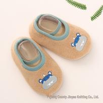 Vaikiškos neslystančios aksomu pamušalu šiltos grindų kojinės mažyliams - naudojimui patalpose, nuo pavasario iki žiemos XL: Foot length 14-15cm, 3-4 years pilkšvai balta