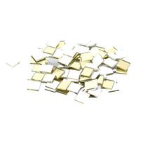 Veidrodinės Lipdukai 1,2 mm 100 VNT 10x10 mm Diskotekos Kamuolys Stiklas auksas