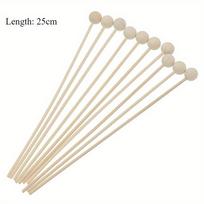 30Pcs/Lot Fireless Wood Ball Aroma Reed Diffuser Sticks Fragrance Diffuser Aromatherapy Rattan Reed Stick DIY Home Decoration 20cm-30Pcs