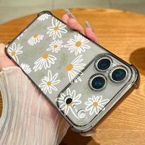 Delicate Garden Print Design For iPhone 17 Air 16 15 14 Pro Max 13 12 11 ShockProof TPU Soft Case Cover iPhone 17 pilka spalva