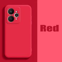 For Realme 15 Pro 5G Case Liquid Silicone For Realme 15 15 Pro 5G Case TPU Shockproof Monochrome Phone Case for Realme 15 Pro 5G Realme 15 raudona