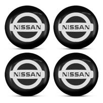 4 vnt. 56 mm Automobilio Ratlankių Centrinės Stubo Gaubteliai Emblema Automobilio Aksesuarai Nissan Nismo Qashqai J11 J10 Juke X Trail T32 Tiida Teana Skyl Nissan-nblack