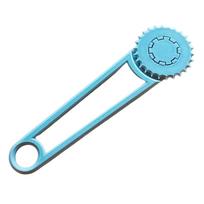 Professional Paperboard Perforation Cutter Rotary Cardboard Puncher Tool For Scrapbooking Packaging Laminated Cardstock mėlyna