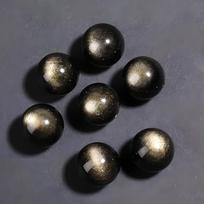 7A dvigubos akies auksinių obsidiano karoliukų siūlas „pasidaryk pats“ papuošalams ir apyrankėms 6MM Gold Obsidian