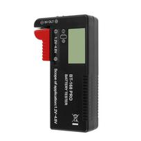 Įvairių tipų akumuliatorių įtampos matuoklis, skirtas AA 9 V baterijoms, su realaus laiko LCD ekranu, rodančiu buitinius prietaisus 1