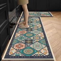 Neslystantys virtuvės kilimai svetainei Ilgas plotinis kilimas Virtuvės grindų kilimėlis Kilimai Įėjimo durų kilimėlis Namų dekoras Alfombra Tapis 40cmx60cm 1pc