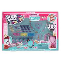 Sticki Rolls: Didelis papuošalų rinkinys su lipdukais - 320 vnt.