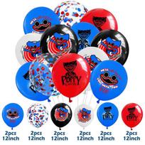 Poppy Playtime Huggy Wuggy Gimtadienio Šventės Dekoracijos Premium Rinkinys Su Balionais Ir Torto Papuošalais 12 Mixed Color Balloons