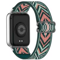 Nailoninis laikrodžio dirželis Redmi Watch 5 4 sportiniam elastiniam pakeičiamam apyrankės dirželiui Xiaomi Mi Band 8 9 pro dirželiui Redmi Watch 5 žalia