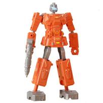 Transformuojamas robotas žaislas 2 viename Deformuojamas smūgiams atsparus rašiklis Robotas Transformacija oranžinė