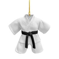 Automobilio interjero dekoracija Taekwondo kostiumo pakabukas Veidrodėlio laikiklis Sporto tema Ornamentas Žavesys 2D Kabantis dekoras
