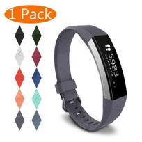 Skirta Fitbit Alta/Alta HR Band Secure Strap riešo sagtis apyrankei S pilkai mėlyna spalva