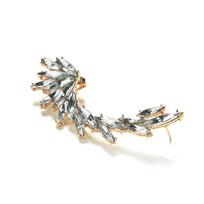 1X Ear Clip Fashion Rhinestone Ear Cuffs Jewelry Clip On Earrings For Women Girl N/A auksas