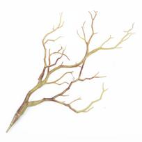 Simulation branch Tree Branch Decoration Beautiful Room White/Green/Coffee Dry kava