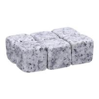 6Pcs Marble Cubes Whiskey Drinks Chilling Ice Stone Bar Cocktail Accessories pilka