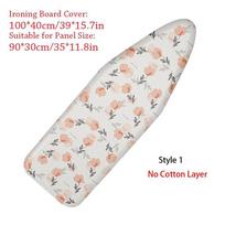 Patvarus lyginimo lentos užvalkalas Universalus spausdintas paminkštintas aukštos kokybės lyginimo lentos audinys Style 2 -90x30cm