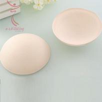 Skin Tone Non-Deforming Round Bra Yoga Swimsuit Cup Pad One Size balta
