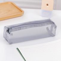 Muji Style Large Capacity 3D Transparent Mesh Pencil Case