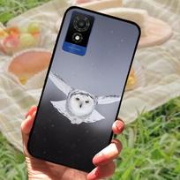 Skirta TCL 501 dėklas Dangtelis Skirta TCL501 Silikoninis Minkštas Marmuro Juodas Bamperis Funda Coque skirta TCL 501 T433D Visiškai Apsaugantis 2024 TCL 501