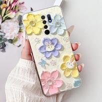 For Xiaomi Redmi 9 Case Stylish Painted Cover Clear Silicone Phone Case For Xiaomi Redmi 9 Prime Redmi9 Back Cover 6.53'' Fundas Redmi 9 gray
