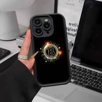 B-Bitcoin Phone Case For IPhone 17 16 15 14 13 12 11 Air Plus Pro Max Soft Back Cover iPhone 13