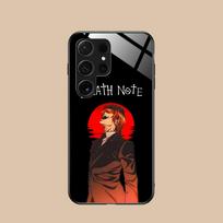 Death Note Kira Light Mobile Phone Case for Samsung Galaxy S26 S25 S24 S23 S22 S21 S20 Note20 Plus FE Ultra Glass Colorful Cover Galaxy S26