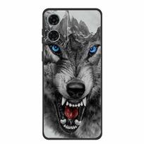Skirta Motorola Moto G24 Power dėklas Silikoninis Vilkas Liūtas TPU Minkštas telefono dėklas Skirta Moto G24 Power galinis dangtelis Animacinis Atsparus smūgiams korpusas Moto G24