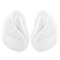 Dual-Color Gel Forefoot Cushion - Shock Absorbing, Self-Adhesive, Anti-Wear Shoe Inserts for High Heels (Half-Size Adjustment) skaidri