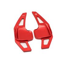 Car Steering Wheel Paddle Shifter Gear Shift Shifter Extension For BMW 2 3 4 X1 X2 X3 X4 X5 X6 Series F30 F31 F15 F16 F25 F26 raudona