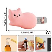 Magnetic Oral Liquid Bottle Opener Multifunctional Freeze-Dried Powder Beer Beverage Bottle Opener Fridge Magnet Portable